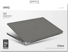 Etui na laptopa Uniq Claro do Apple MacBook Pro 16" 2021 Smoke Matt Grey (8886463679760) - obraz 3