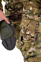 Зимові військові тактичні штани мультикам камуфляж із регульованими наколінниками SPARTAN 64 - зображення 5
