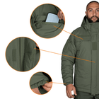 Зимова чоловіча Куртка CamoTec Patrol System 3.0 із Капюшоном та Системою швидкого доступу до поясу олива розмір S - зображення 6
