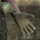 Перчатки с защитными вставками на косточках олива / Перчатки M-TAC Assault Tactical MK.5 размер S - изображение 4