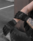 Полнопалые тактические велоперчатки мотоперчатки Eagle Tactical ET-12 Black Размер XL - изображение 9