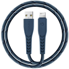 Кабель для зарядки Energea Nyloflex USB - Lightning Charge and Sync C89 MFI 1.5 м Blue (6957879423680) - зображення 1