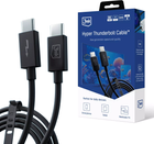 Kabel 3MK Hyper Thunderbolt Cable USB Type-C - USB Type-C 1 m czarny (5903108515139) - obraz 1