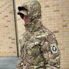 Мужская легкая Куртка М-65 с Капюшоном и Липучками под шевроны рип-стоп мультикам размер S - изображение 8
