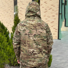Чоловіча зимова Куртка із Липучками під шеврони / Водонепроникна Парка мультикам розмір S - зображення 5