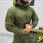 Мужской демисезонный Костюм Softshell Куртка + Брюки / Полевая форма с системой Вентиляции олива размер M - изображение 3