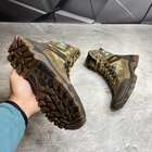 Мужские демисезонные Ботинки с Мембраной / Нубуковые Берцы на протекторной подошве пиксель размер 41 - изображение 7