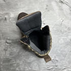 Мужские демисезонные Ботинки с Мембраной / Нубуковые Берцы на протекторной подошве пиксель размер 42 - изображение 8
