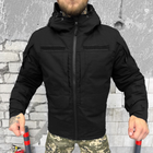 Чоловіча зимова Куртка із підкладкою Omni-Heat / Водонепроникний Бушлат ріп-стоп чорний розмір M - зображення 1