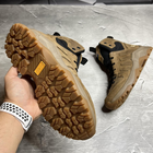 Чоловічі шкіряні Черевики на хутрі койот / Зимове взуття на гумовій підошві розмір 45 - зображення 2