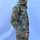 Чоловіча Демісезонна Куртка Soft Shell на Флісі з прогумованими замками мультикам розмір 2XL - зображення 3