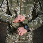 Зимова чоловіча Куртка Combat Softshell на флісі з Капюшоном та Липучками під шеврони піксель розмір M - зображення 5