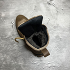 Мужские зимние Ботинки TARINA на меху / Нубуковые Берцы на протекторной подошве койот размер 44 - изображение 8