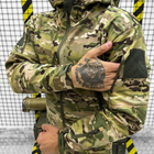 Мужская водонепроницаемая куртка Softshell с Капюшоном и Вентиляционными молниями мультикам размер M - изображение 2