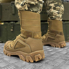 Мужские зимние Ботинки Protect с флисовой Подкладкой / Нубуковые Берцы на крепкой подошве олива размер 43 - изображение 3
