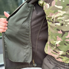 Мужская демисезонная Куртка B&L Softshell с Системой Вентиляции и функциональными Карманами олива размер 3XL - изображение 6