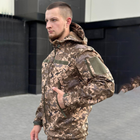 Чоловіча демісезонна Куртка B&L Softshell із Системою Вентиляції та функціональними Кишенями піксель розмір 4XL - зображення 3