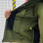 Чоловічий демісезонний Костюм Softshell Куртка + Штани / Польова форма із системою Вентиляції олива розмір 3XL - зображення 8