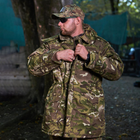 Мужская зимняя Куртка G8 с функциональными карманами / Водонепроницаемый Бушлат на меху мультикам размер 3XL - изображение 4