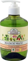 Мыло для рук жидкое "Зеленая Аптека", 460 мл, Оливка и годжи (05865)