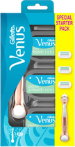 Maszynka do golenia Gillette Venus Sensitive Smooth + 3 wymienne ostrza (7702018609994) - obraz 1
