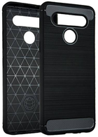 Etui plecki Beline Carbon do Xiaomi Mi 10T 5G Black (5903919062341) - obraz 1