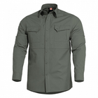 Тактическая рубашка Pentagon Plato Shirt K02019 Small, Camo Green (Сіро-Зелений) - изображение 9