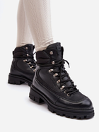 Жіночі зимові черевики низькі Big Star MM274663 36 Чорні (5900714688462) - зображення 6