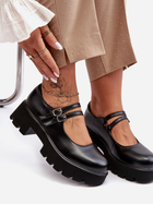 Жіночі туфлі Saviwa 37 Чорні (5905677953589) - зображення 7