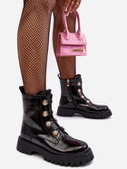 Жіночі зимові черевики високі S.Barski D&A MR870-51 37 Чорні (5905677950144) - зображення 3