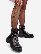 Жіночі зимові черевики високі S.Barski D&A MR870-51 38 Чорні (5905677950137) - зображення 5
