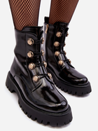 Жіночі зимові черевики високі S.Barski D&A MR870-51 38 Чорні (5905677950137) - зображення 8