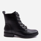 Жіночі зимові черевики високі S.Barski HY75-10 37 Чорні (5905677950090) - зображення 1