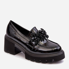 Loafersy damskie na obcasie Renesma 40 Czarne (5905677953732) - obraz 2