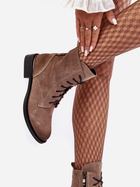 Жіночі зимові черевики високі Lemar Revin 37 Світло-коричневі (5905677952339) - зображення 3