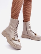Жіночі зимові черевики високі S.Barski D&A MR870-67 41 Світло-сірі (5905677949469) - зображення 5