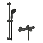 Термостат для ванны Grohe QuickFix Start Black + Душевой гарнитур Vitalio Start 100 UA303907T1