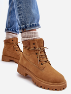 Жіночі зимові черевики низькі Cross Jeans MM2R4011C 39 Кемел (8697319521474) - зображення 6