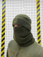 Тактичний теплий військовий комплект Badger ( Куртка + Фліска + Штани ), Камуфляж: Олива, Розмір: L - зображення 8