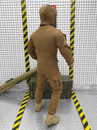 Тактичний теплий військовий комплект Leader ( Куртка + Штани ), Камуфляж: Койот, Розмір: M - зображення 2