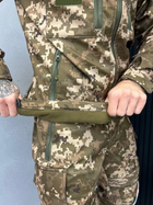 Тактический теплый военный комплект Plag ( Куртка + Штаны ), Камуфляж: Пиксель, Размер: L - изображение 5
