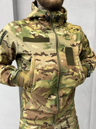 Тактический теплый военный комплект Pixar ( Куртка + Штаны ), Камуфляж: Мультикам, Размер: XXL - изображение 3