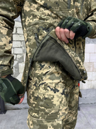 Тактический теплый военный комплект Squad ( Куртка + Штаны ), Камуфляж: Пиксель ВСУ, Размер: L - изображение 7