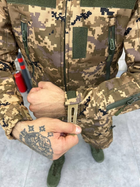 Тактичний теплий військовий комплект Shark ( Куртка + Фліска + Штани ), Камуфляж: Піксель, Розмір: M - зображення 5