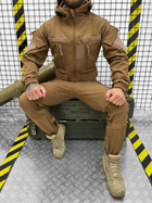 Тактичний теплий військовий комплект Leader ( Куртка + Штани ), Камуфляж: Койот, Розмір: L - зображення 3