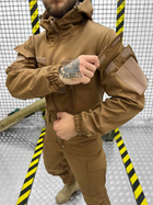 Тактичний теплий військовий комплект Leader ( Куртка + Штани ), Камуфляж: Койот, Розмір: L - зображення 5