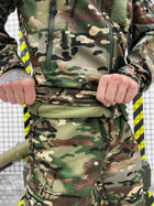 Тактичний теплий військовий комплект Aura ( Куртка + Штани ), Камуфляж: Мультикам, Розмір: XL - зображення 6
