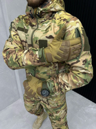 Тактический теплый военный комплект Pixar ( Куртка + Штаны ), Камуфляж: Мультикам, Размер: M - изображение 4