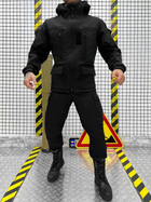 Тактический теплый военный комплект Leader ( Куртка + Штаны ), Камуфляж: Черный, Размер: M - изображение 1