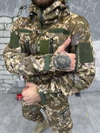 Тактический теплый военный комплект Squad ( Куртка + Штаны ), Камуфляж: Пиксель, Размер: XL - изображение 4